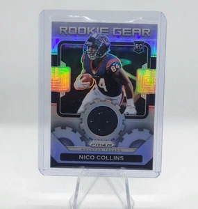 2021 Panini Prizm NICO COLLINS Rookie Gear Silver Prizm RC #RG-30 Texans - Picture 1 of 2