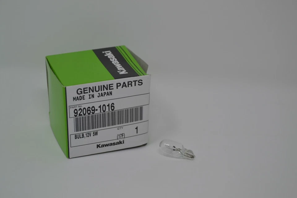 OEM Kawasaki Headlight wedge bulb 12V 5W 92069-1016 Mule KAF400 600 / 610 Ninja  — 第 1/1 张图片