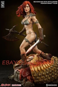 Sideshow 300347 Red Sonja Resin Statue Model Collection In Stock NEW - Picture 1 of 9