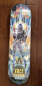 Mass Effect Tali Zorah Normandy SSV Skateboard Deck Figur Board N7 SIGNIERT - Bild 1 von 5