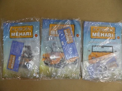 Citroën méhari Altaya lot de 3 fascicules scellés 1/8 N° 8/ 9 / 10 - Photo 1/4