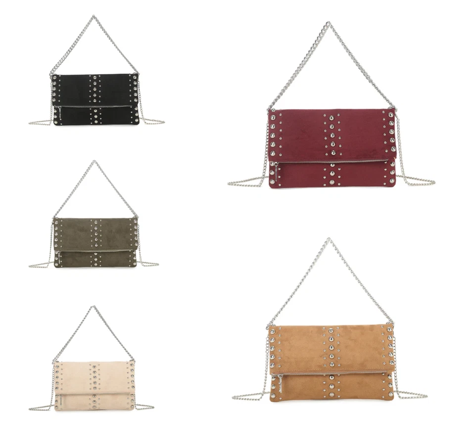 A2ZUKFASHION Crossbody Bags für Damen weiche Schulter Handtasche mit Kettenriemen Damentasche