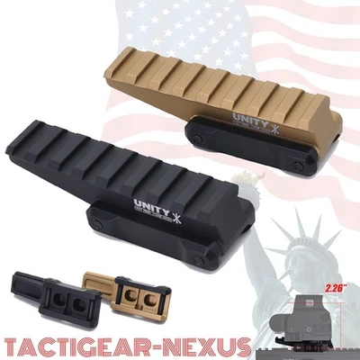 TACTIGEAR NEXUS New Unity Tactical FAST Optics Riser for EOTech EXPS FST-ORF Black FDE