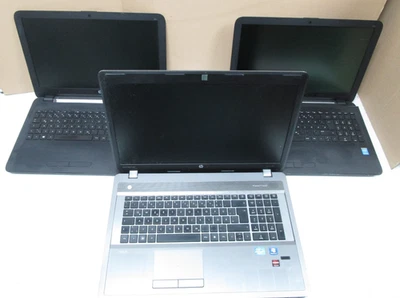 3x HP Notebooks als defekt Set ,2x 250 G4 , 1x Probook 4740s, schlechter Zustand - Bild 1 von 4