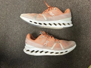 On Herren Cloudsurfer Laufschuhe, Orange Flame Men’s 12 No Squeaking - Bild 1 von 5