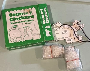 Vintage 1983 Country Clackers Cow & Milk Chimes Paul Marshall - Picture 1 of 6