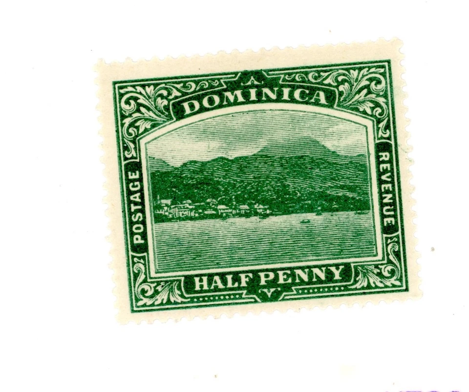 DOMINICA--Sello individual Scott #35 Foto 1 de 1