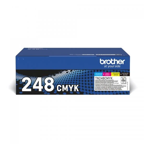 Brother TN248CMYK Confezione da 4 cartucce toner originali - TN248VAL