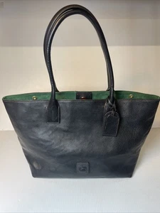 Bolso de Mano Dooney & Bourke Florentino Cuero Tamaño Mediano Russel Negro *¡Bonito! - Imagen 1 de 20