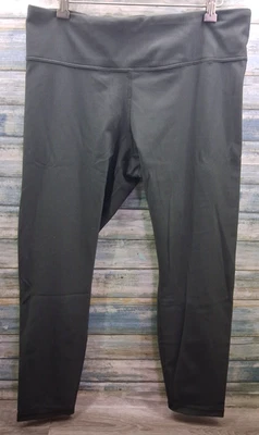 Linc Active Want It Legging Dark Green  Ribbed Yoga Pants- Demo Ranch Womens 2XL - Image 1 of 4