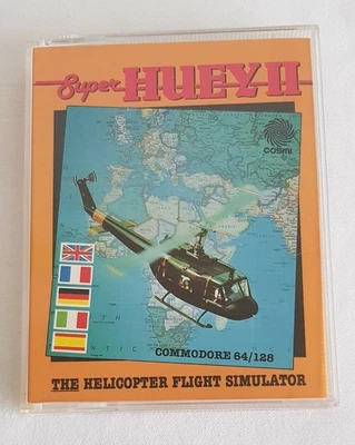 (19) Cosmi U.S. Gold Commodore 64/128 Spiel **Super HUEY II** Kassette tape - Bild 1 von 4