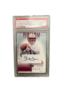Brandon Doman Upper Deck Rookie Auto 2002 /550 PSA 9 - Foto 1 di 3