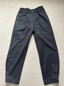 BRUNELLO CUCINELLI Ladies Wool Blend Grey Trousers UK 8- 10 IT 40 VGC - Picture 1 of 4