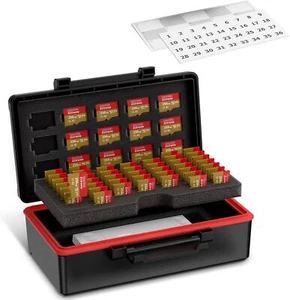 Vertical Memory Card Case Holder Storage Organizer For Microsd MSD Micro SD TF - Picture 1 of 11