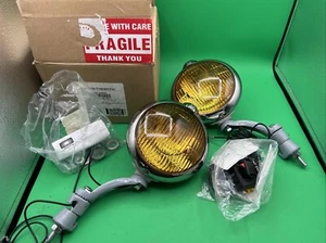 BUICK Script Vintage Unity Fog Driving Lights Working Condition NOS With Box!! - Picture 1 of 21