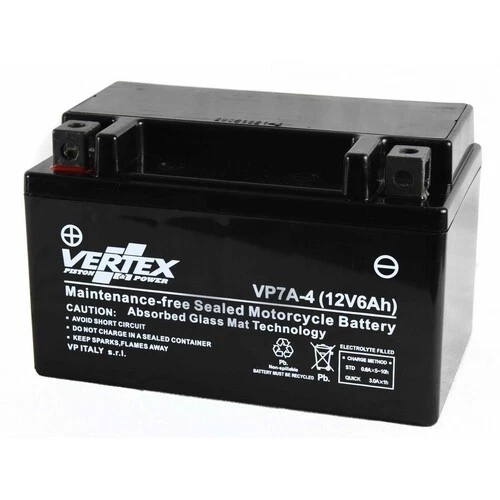 Vertex VP7A-4 Battery For Qingqi QM125T-10A 125 2007 - Image 1 of 1