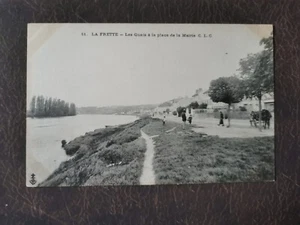 CPA 95 LA FRETTE - Les Quais à la place de la Mairie - Imagen 1 de 2