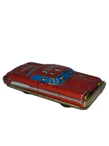 Tinplate Minicar Fire Chief 3" - Picture 1 of 5