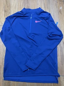 Nike Pro Elite 2023 1/4 Zip Track Warm Up Made In USA Mens Size Large DR5229-455 - Picture 1 of 6