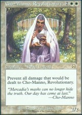 Cho-Manno, Revolutionary - Mercadian Masques - LP, English MTG Magic FLAT RATE S