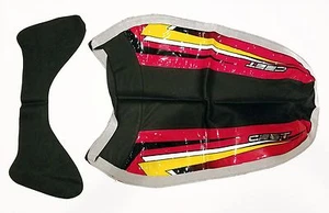 CEET Racing Kawasaki ZXi Seat Cover - Red, Black and Yellow - Picture 1 of 1
