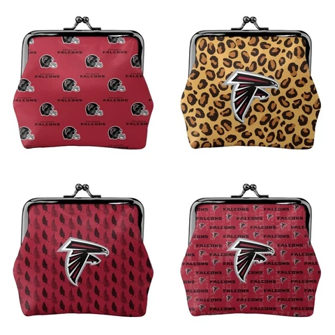 Atlanta Falcons Fans Mini Coin Purse Change Purse Coin Bag Women's Wallet Cover