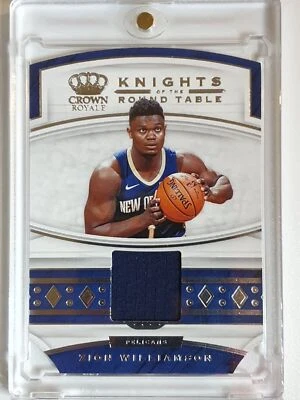 2019 Crown Royale Zion Williamson Rookie #PATCH Player Worn Jersey RC - Rare — 第 1/3 张图片
