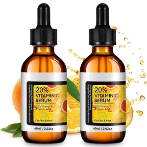 2Pack Vitamin C Serum Face Anti-Aging Facial Serum Reduces Dark Spots Wrinkles 4 - Picture 1 of 11