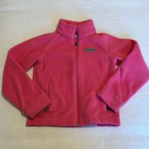 Columbia Girls Pink Fleece Jacket - Picture 1 of 6