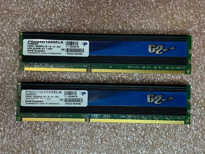 4GB (2x 2GB) Patriot G2 Series PGD34G1333ELK DDR3-1333MHz Memory Kit * PD000222 - Image 1 of 4