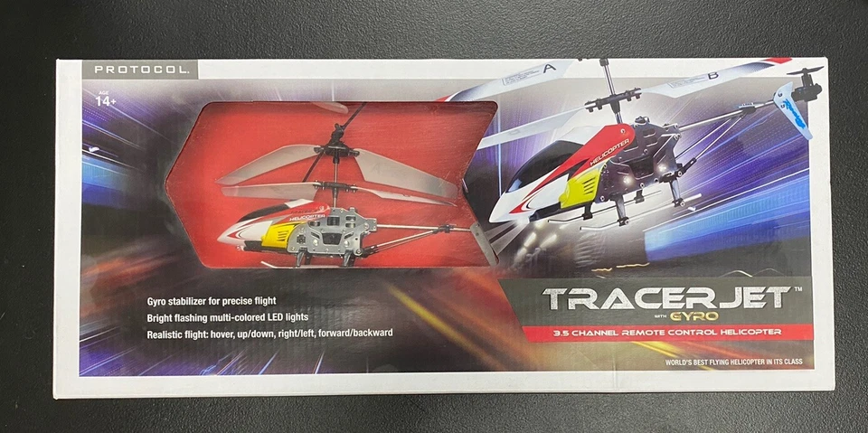 Protocol Tracerjet with Gyro 3.5 Channel Remote Control Helicopter - Image 1 of 4