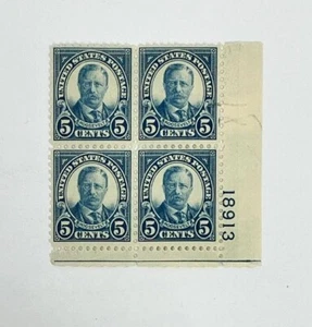 US stamps SC# 637 plate block, MNH - Picture 1 of 2