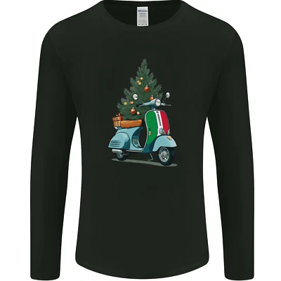 Camiseta de manga larga para ciclomotor de Navidad Scooter Navidad MOD para hombre Foto 1 de 3