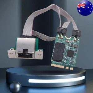 M.2 Gigabit Lan Adapter RTL8125BG Chip M2 RJ45 Network Adapter Mini PCIE Useful - Afbeelding 1 van 17