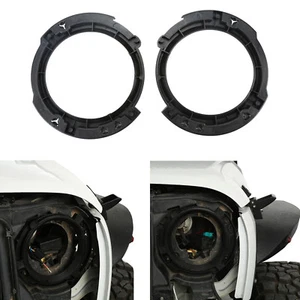 7" Headlight Replacement Mount Bracket Ring for 2007-2018 Jeep Wrangler JK - Picture 1 of 12