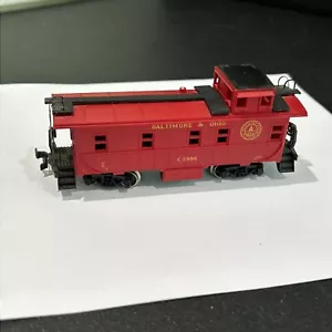HO Scale AHM Baltimore & Ohio Caboose C2986 Linking 13 Great States. UPGRADED - Picture 1 of 8