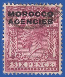 MOROCCO AGENCIES  1931 6d PURPLE  SG60 GU - Picture 1 of 1