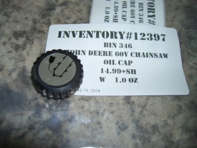 John Deere 60v tapa aceite motosierra pieza solo contenedor 346 Foto 1 de 2