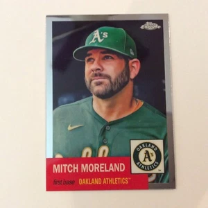 2022 Topps Cromo Platino Anniversario #217 Mitch Moreland Oakland Athletics - Foto 1 di 2