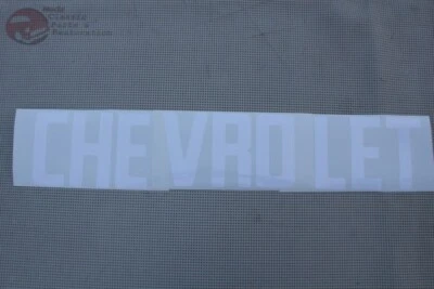 Calcomanías autoadhesivas letras puerta trasera camioneta Chevy Fleetside 58-66 nuevas Foto 1 de 2