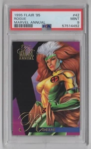 1995 Flair '95 Marvel Annual #42 Rogue - PSA 9 MINT - Picture 1 of 2