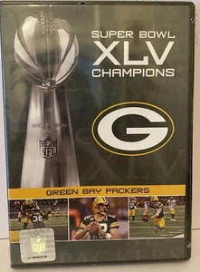 NFL Super Bowl XLV (DVD, 2011) Green Bay Packers Aaron Rodgers  Widescreen New - Picture 1 of 6