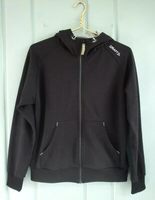 Craft Womens Large 14 Full Zip Track Jacket Hoodie Hooded Athletic L2 Insulation - Image 1 of 4