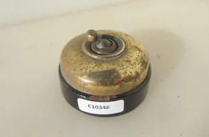 Antique Brass & Ceramic Light Switch Old Dolly Toggle Vintage Art Deco - Picture 1 of 13