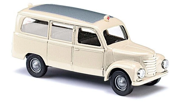 Busch 8683 - 1/120 / Tt Framo V901/2 Krankenwagen- Beige - Nuovo - Immagine 1 di 1