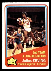 1972 Topps Basketball #255 Julius Erving (All-Star) EX/MT - Picture 1 of 2