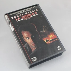 VHS La Jungla de Cristal 2 (1990) Bruce Willis Cinta Tape PAL Español - Imagen 1 de 6