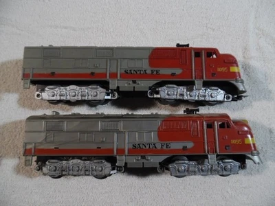 Locomotoras diésel vintage Marx O Santa Fe #1095 AA Foto 1 de 4