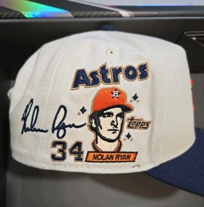 2025 Fanatics Fest Lids x Topps Astros Nolan Ryan Hat Player Chase Series 2 - Picture 1 of 4
