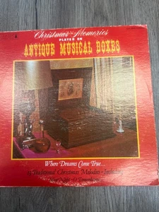A few antique Musical boxes, Christmas memories vinyl LP classic Christmas label - Picture 1 of 1